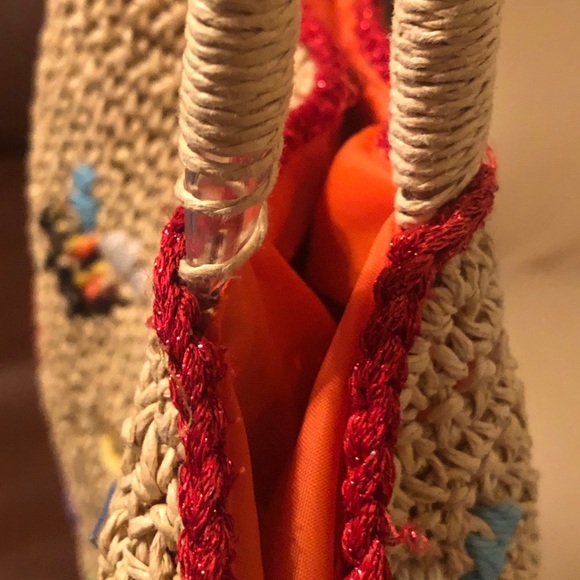 Vintage Petro Zillio Hand Sewn Embroidered Sequined Bag - Picture 9 of 11